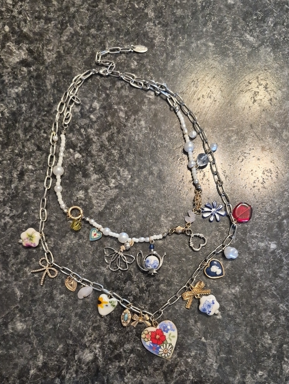 Free People Maxamillion Charm Necklace